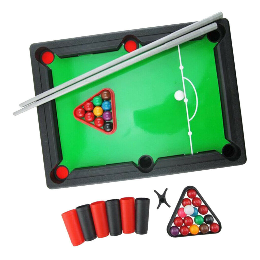 Mini Pool Billiards Home Parent Child Interaction Toys Gift 33x24x6.5cm
