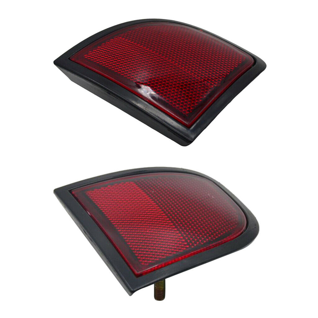 2Pack Car Rear Reflector Tail Light Left & Right Red For Mitsubishi L200