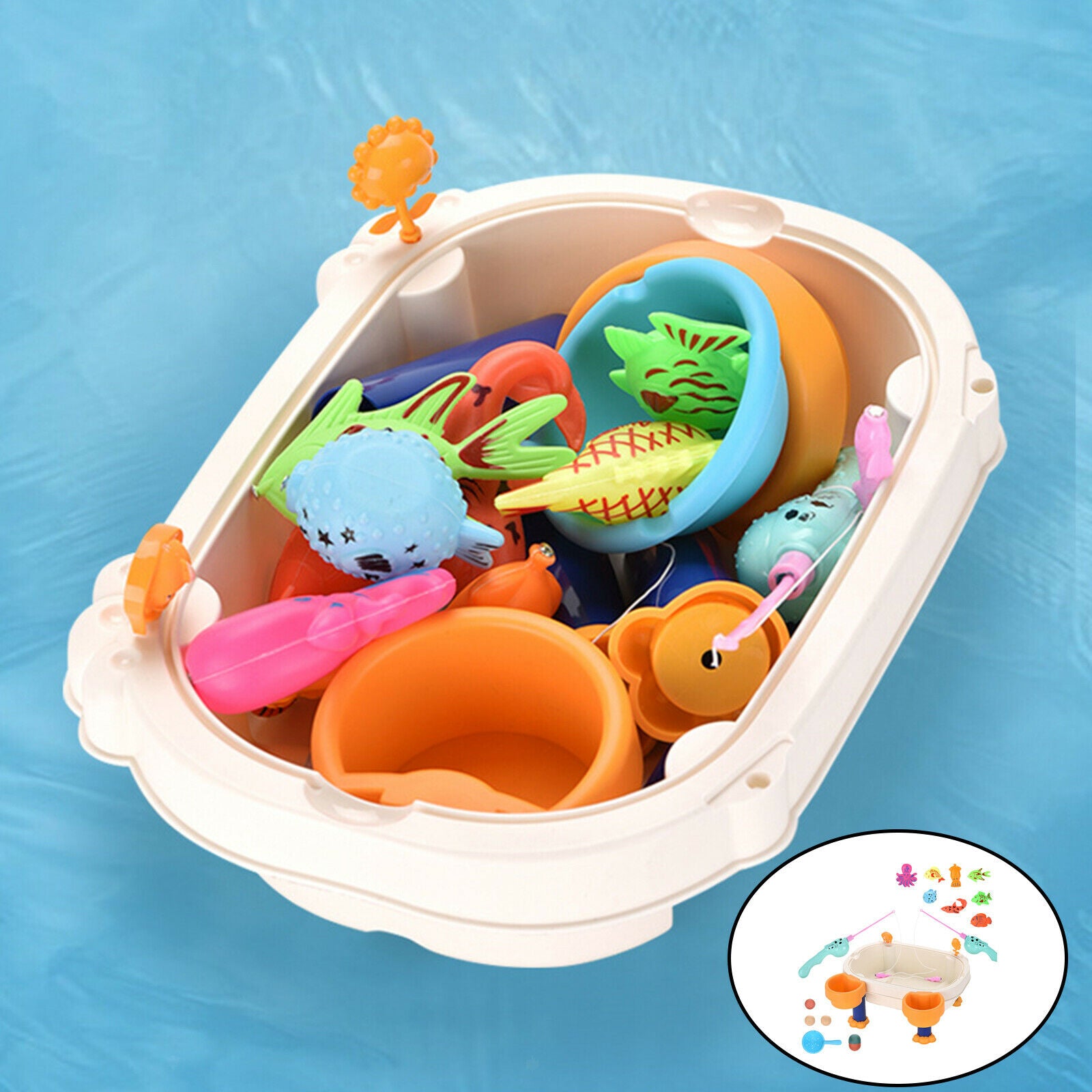 Educational Children Fishing Table Toys Colourful Magnetic Sand Development