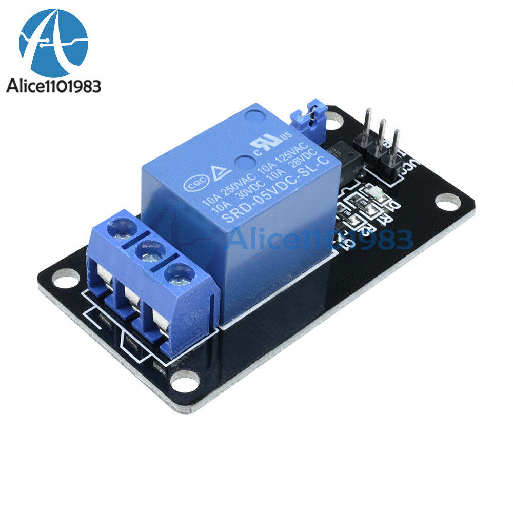 5PCS One 1-Channel Isolated 5V Relay Module Coupling Optocoupler For Arduino
