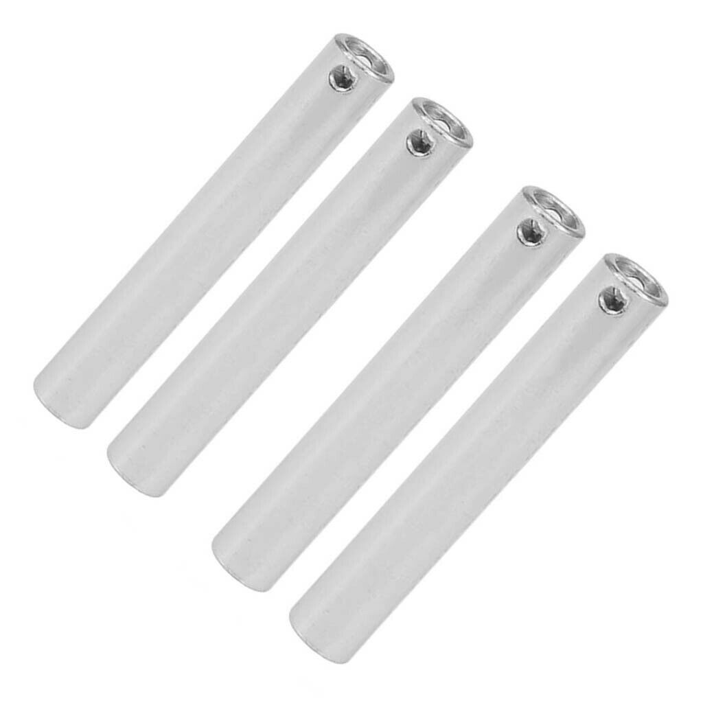 4Pieces Stainless Steel Axle Tube for SCX10 RC Car Upgrade Parts Heavy-Duty