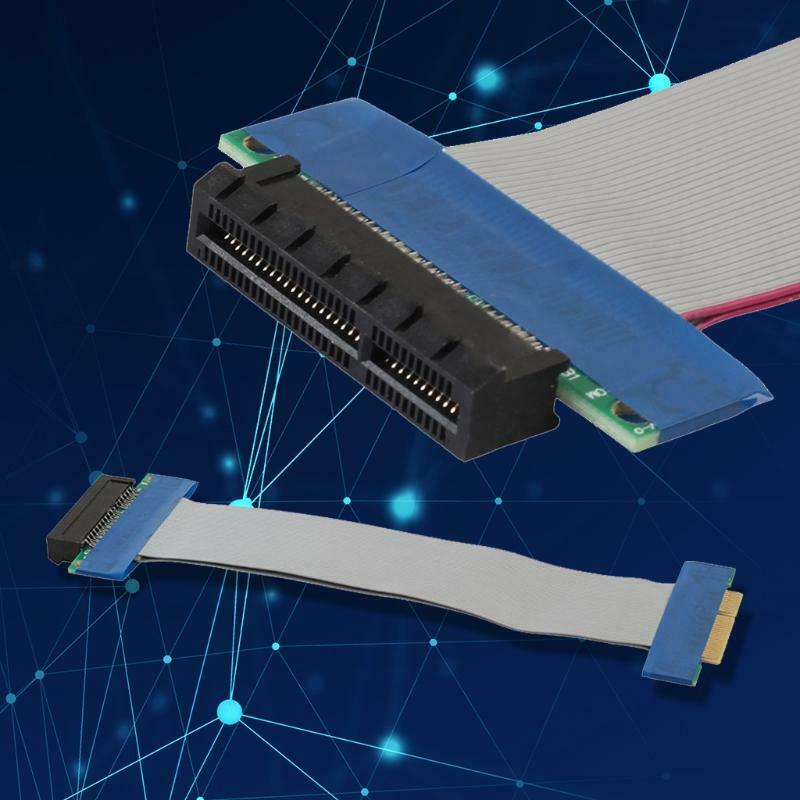 7.87in PCI E 4X PCI Express 3.0 4X Extension Extender Extension Cable 0.65ft