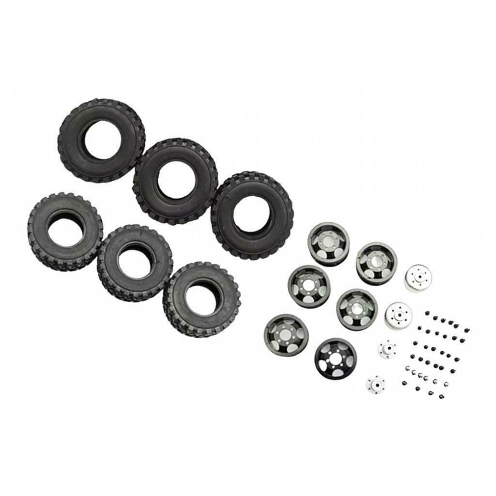 4X4 Double RC Car Wheel for WPL B14 B24 JJRC Q61 1/16  Truck Vehicle