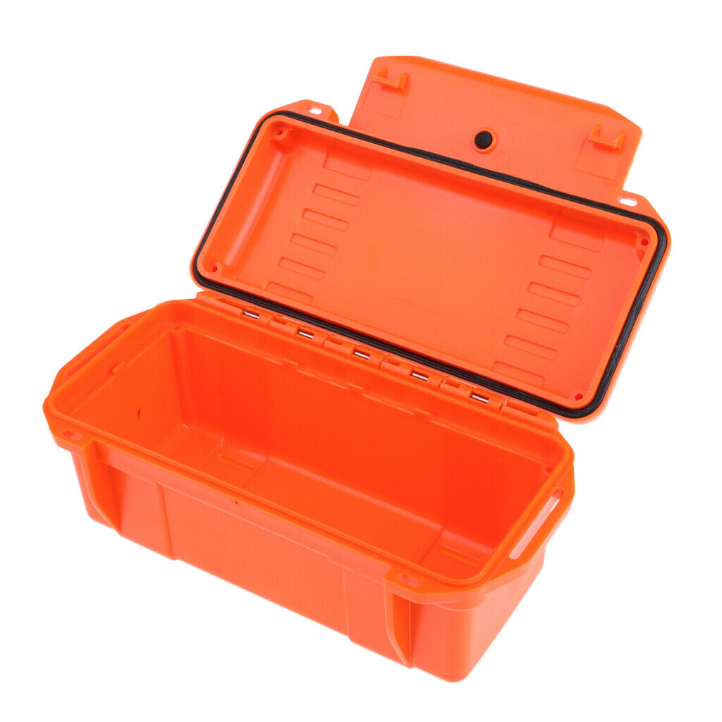 2 Pieces Outdoor Shockproof Storage Airtight Survival Seal Case Camping Box