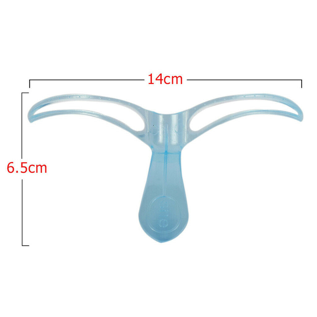 Reusable Eyebrow Stencil Shaping Grooming Brow Makeup Template Shaper DIY