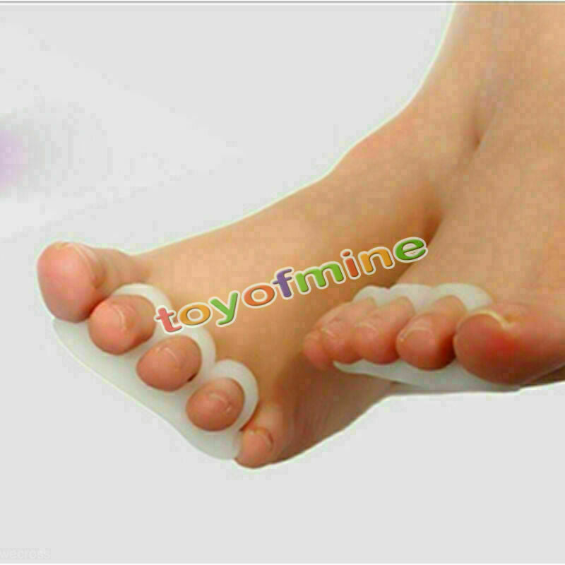 1 Pair Soft Gel Separator Hammer Toe Claw Mallet Straightener Foot Pain Relief