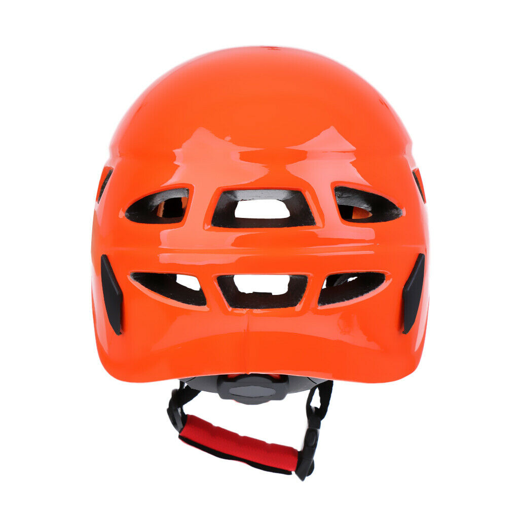 Rock Climbing Safety Helmet Caving   Hard Hat   Head Protector Orange