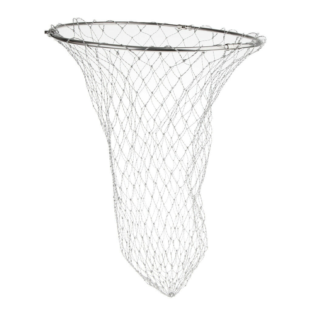 Brail Fishing Landing Net Head Stainless Steel Ring Fish Tackle  Dia._40cm