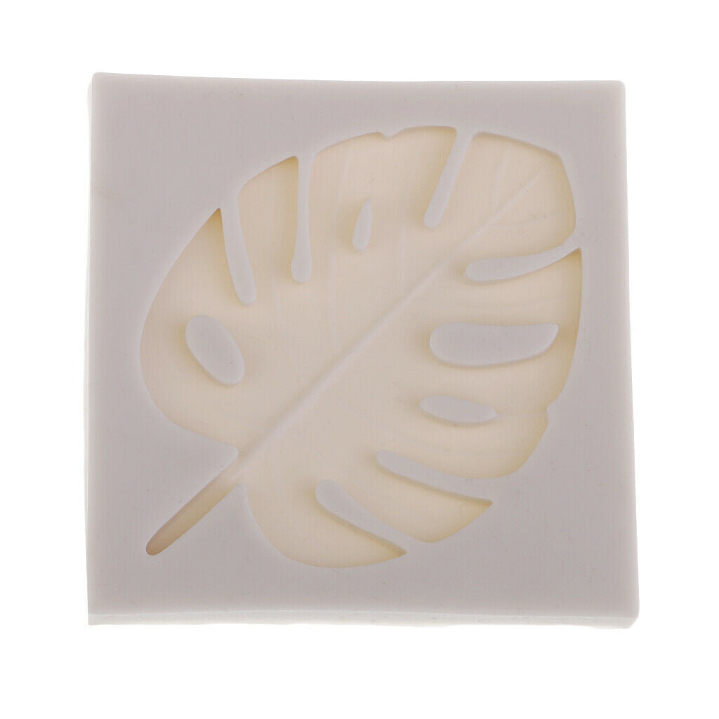 5 Pcs Leaf Silicon Mold Fondant Cake Decorating Tools Baking Mould DIY Craft
