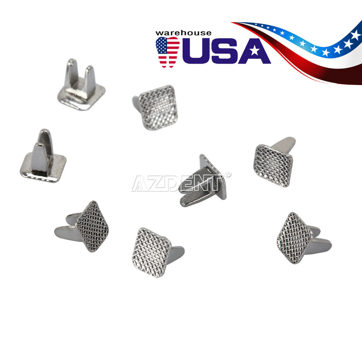20 Pack Dental Orthodontic Bite Turbos Opener Teeth Tongue Bondable Hinge Button