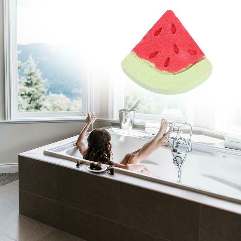 Watermelon Shaped Triangle Bath Bomb Bubble Aromatherapy SPA Salt Ball Cleaner