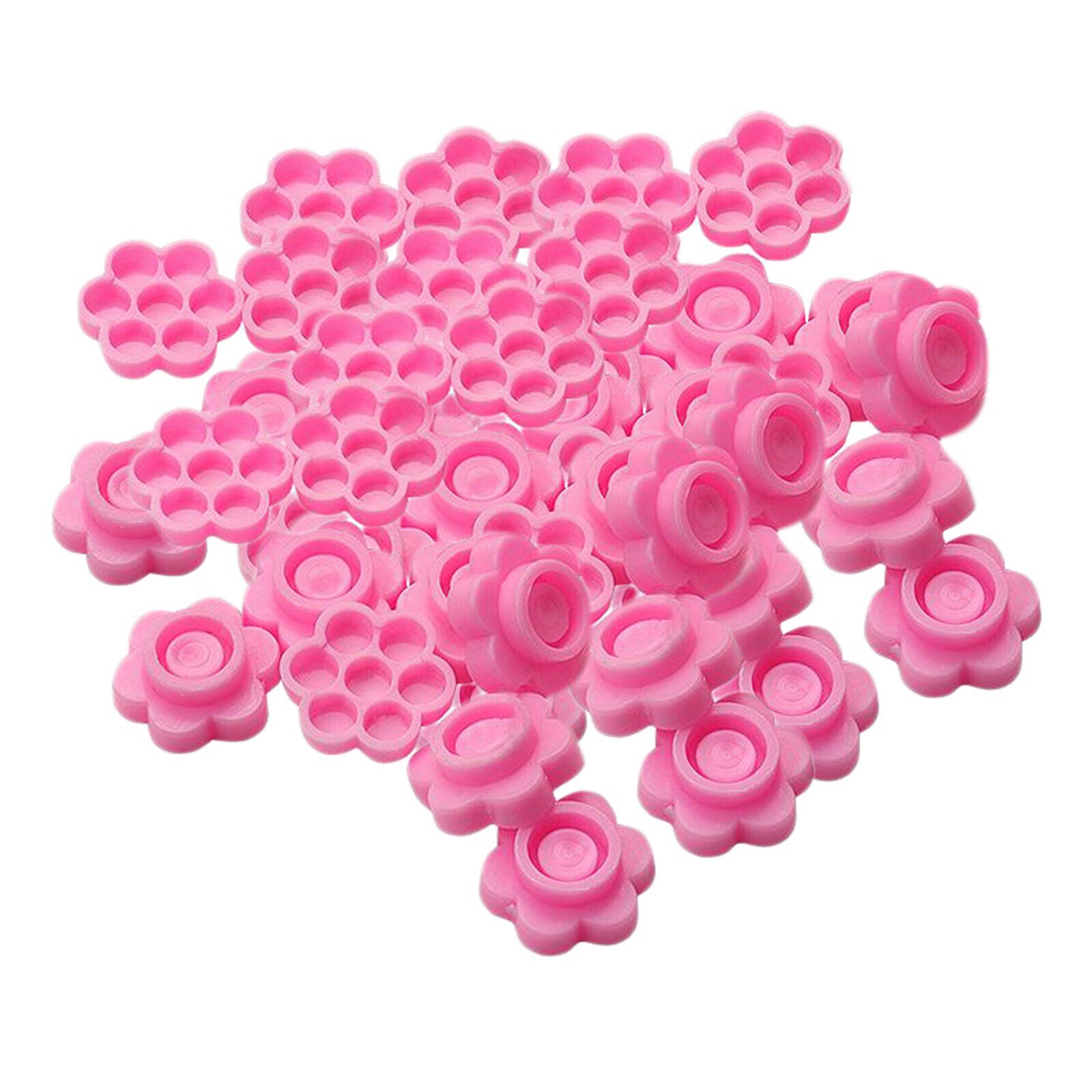 100PCS Eyelash Extensions Adhesive Glue Holder Container Lash Stand Supplies