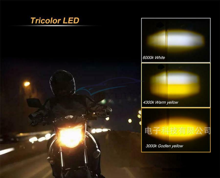 1PCS Motorcycle Three-type LED Lens Headlight/ Spotlight/ Fog Light/ Work Light