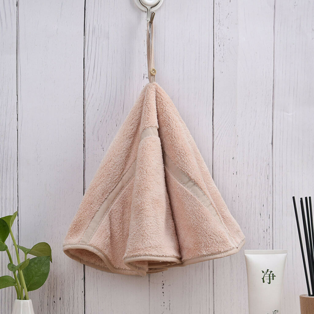 2pcs Luxury Bathroom Wipe Towels Skin-friendly Highly Absorbent Dia. 50cm