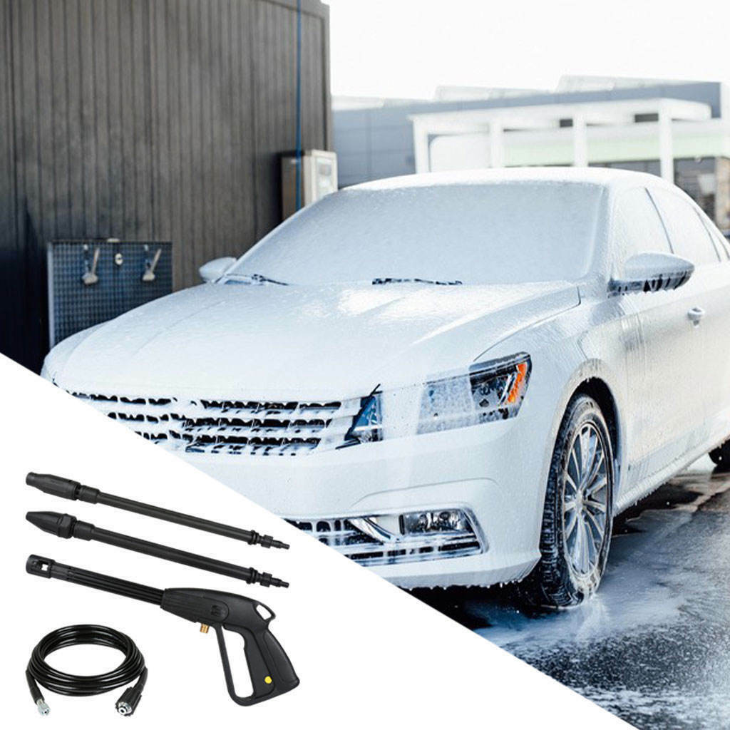High Pressure Washer Wand Car Washer Jet Fan Nozzle Wand Lance 4000psi