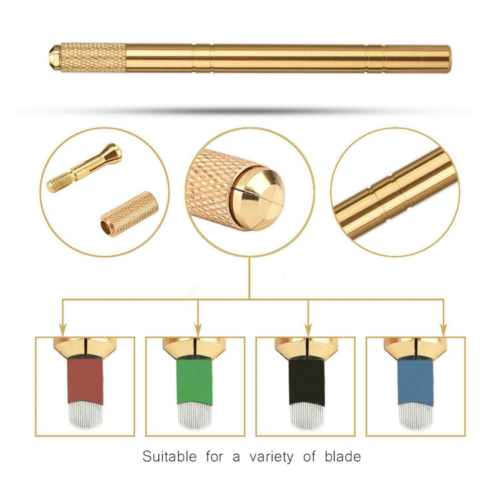 Permanent Eyebrow Tattoo Practice Kit Set Needle Pigment Ink Practise Skin
