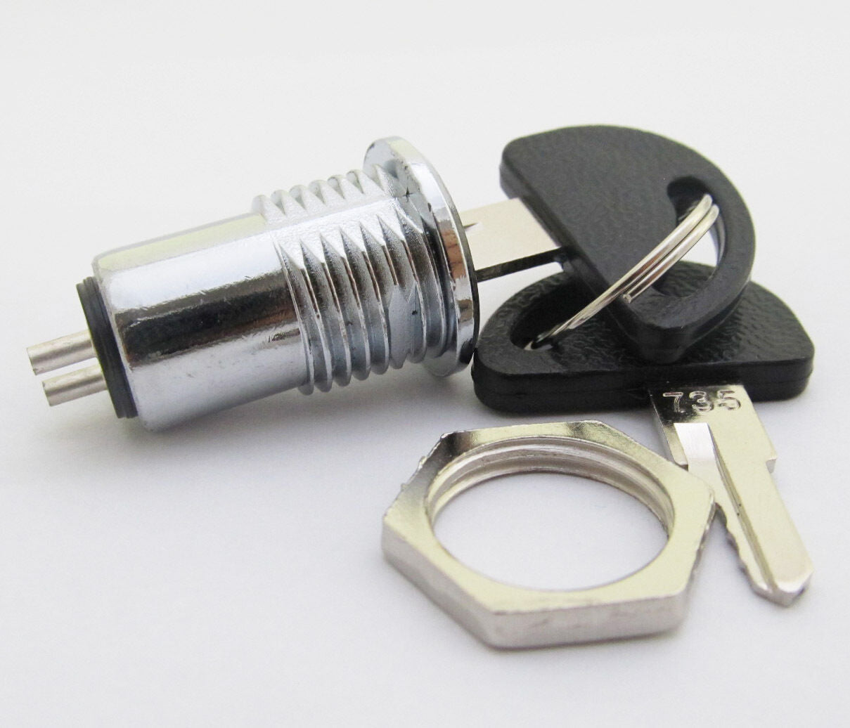 5pcs Key Switch ON/OFF Lock Switch OD 16mm High quality 735#