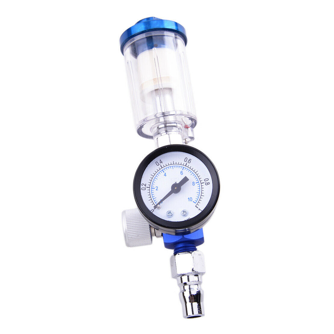 1/4" Air Pressure Regulator Spray Tool In-Line Water Trap Filter Separator Set