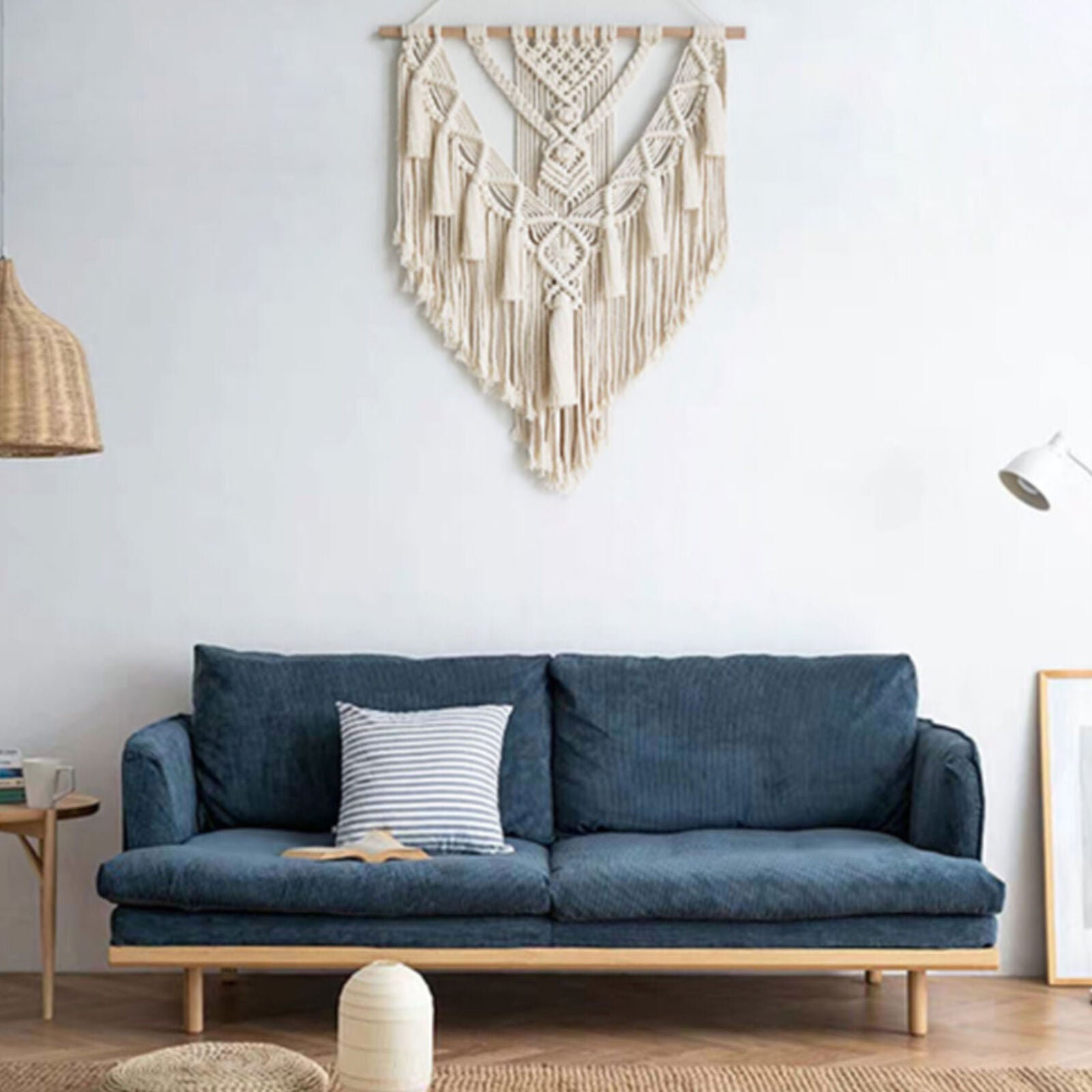 Macrame Wall Hanging Tapestry Wall Decor Boho Chic Bohemians Woven Home Decor
