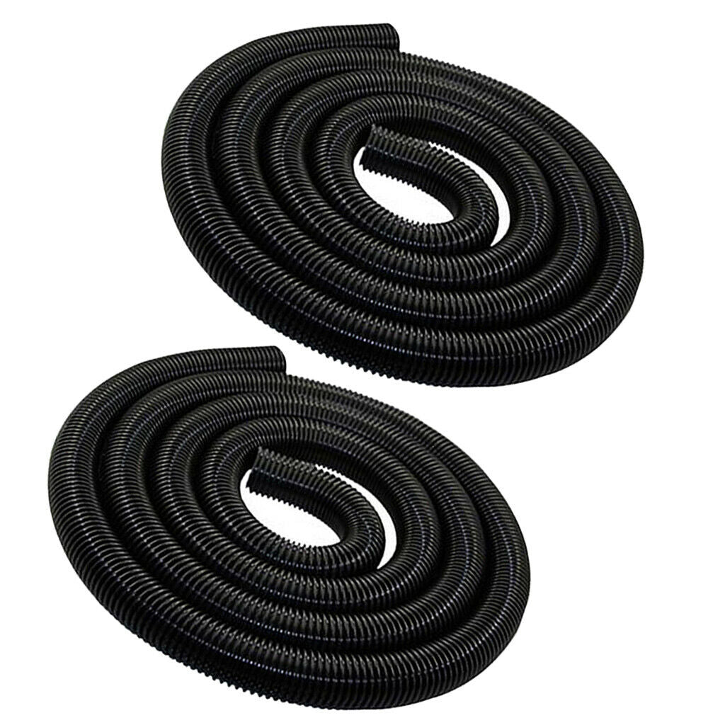 2pcs Universal Vacuum Replacement Hose Extension Tube Threaded Pipe 32mm