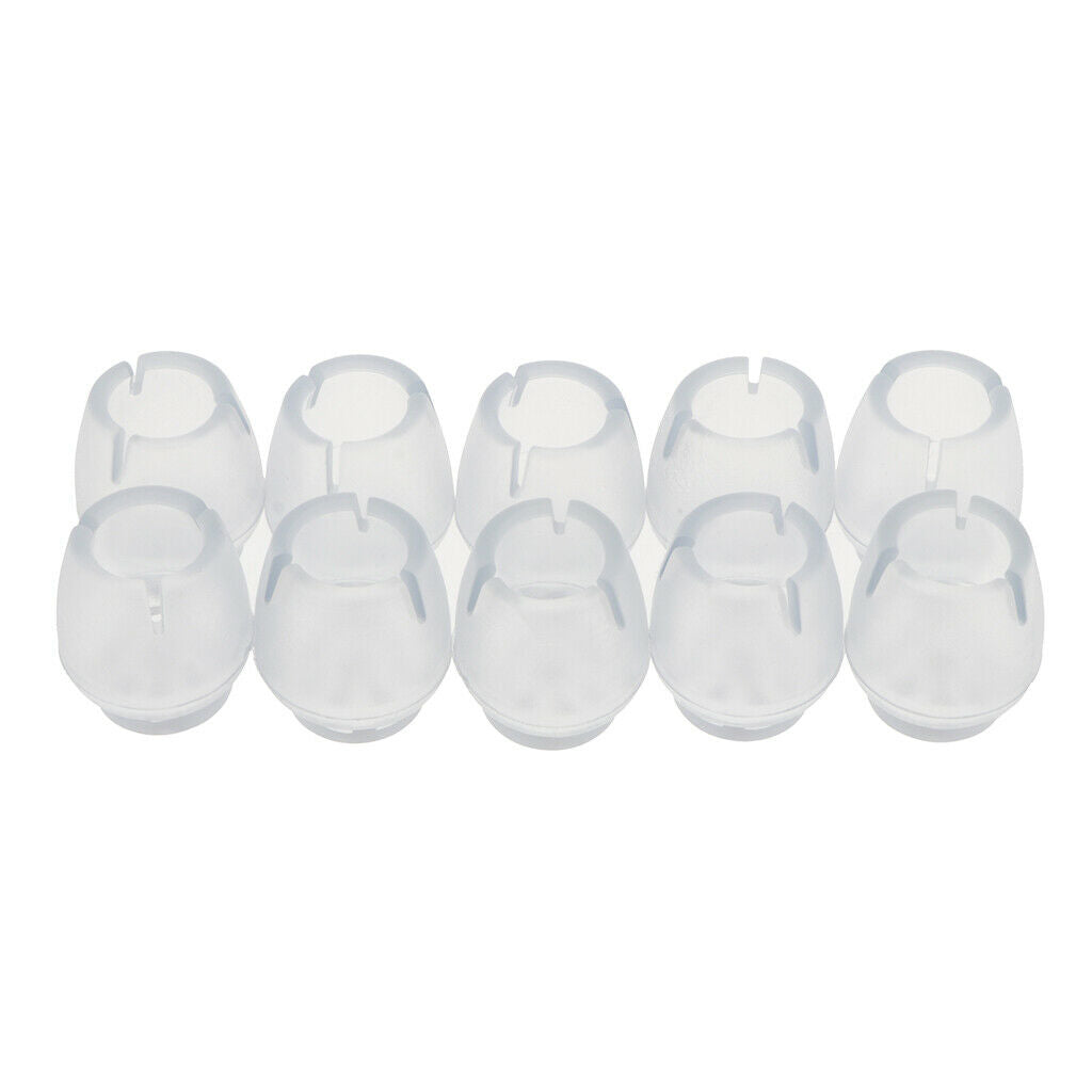 10 x Round Chair Leg Protectors Leg Caps Furniture Pads Floor Protector 12-16mm