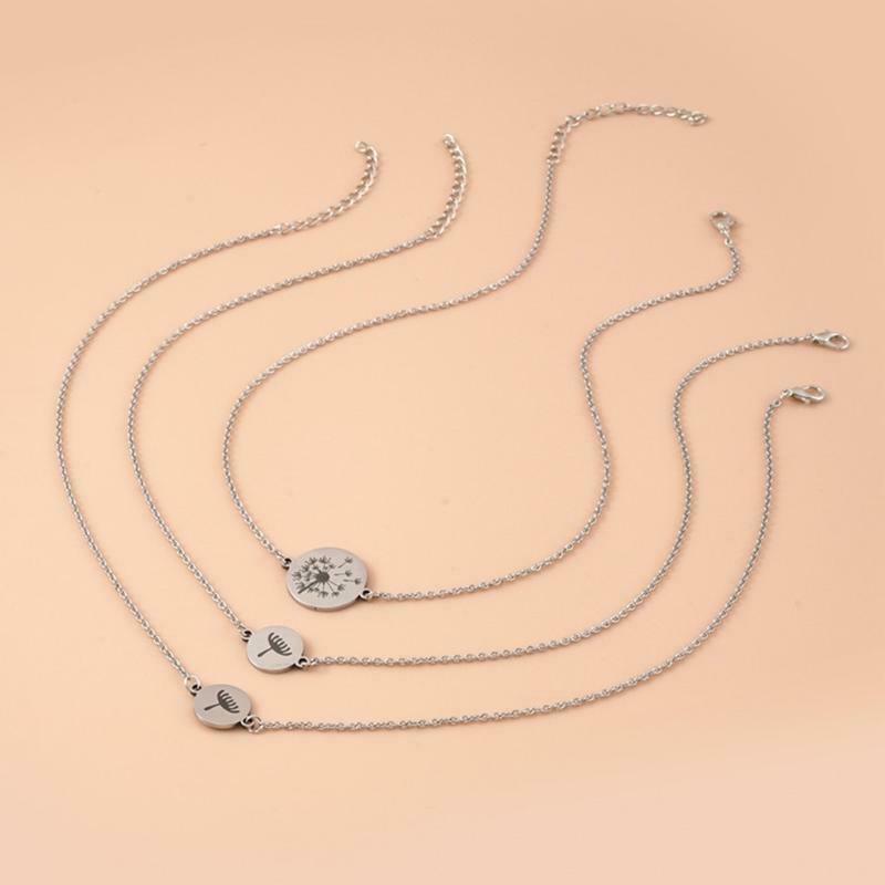 Soul Sister Expandable Dandelion Necklace for Women Friendship Lover Gifts 3x