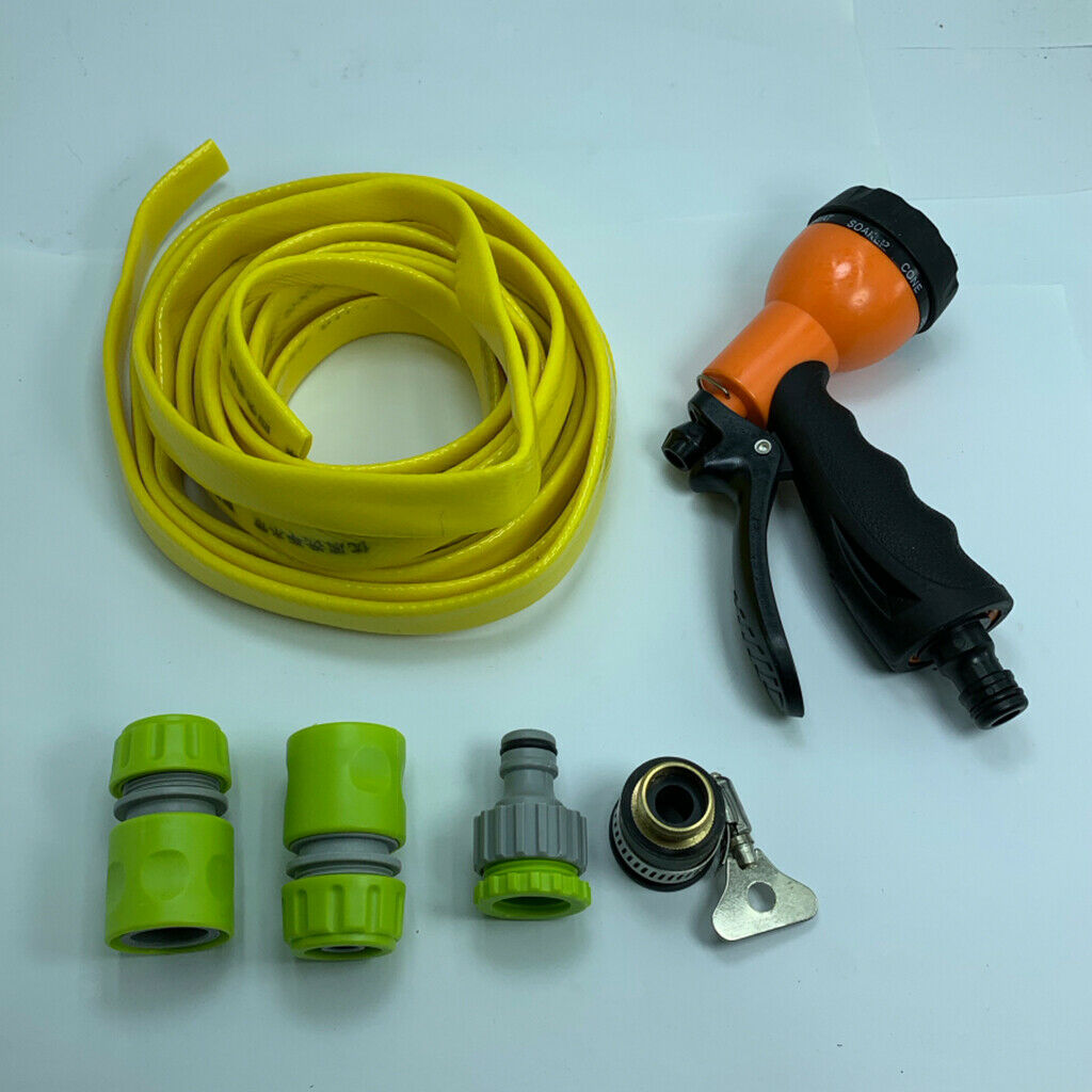Home High Pressure Garden Spray Gun Set Car Wash Flower Vegetable Watering 5m