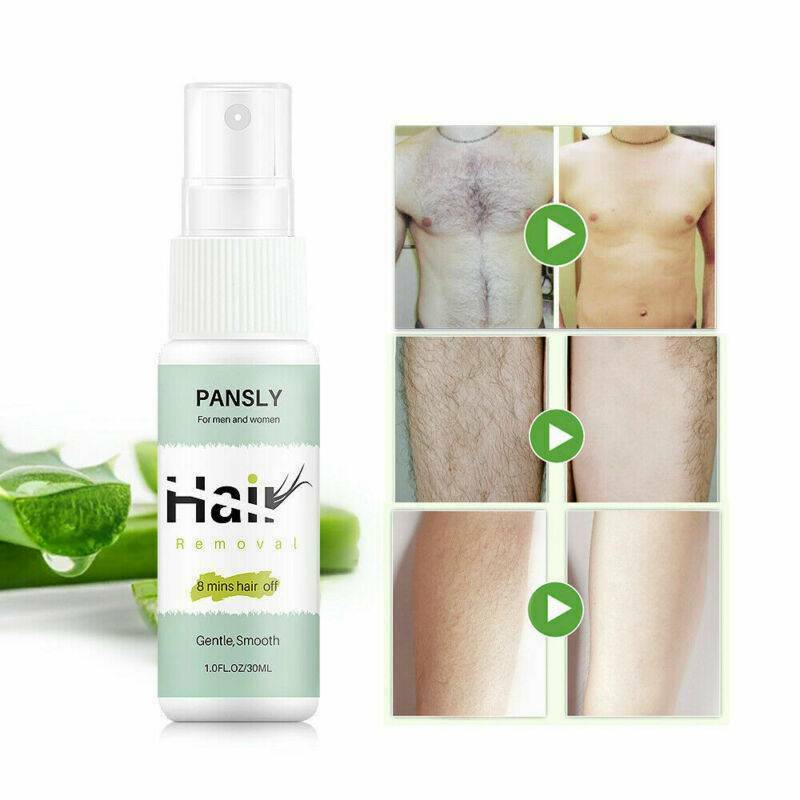 Spray&Wipe Hair Removal Spray Away Natural Painless Care Hair Remover 30ML