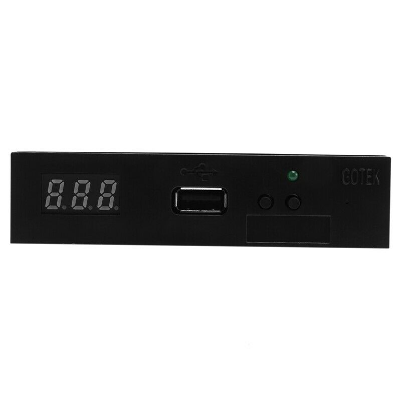 Version Sfr1M44-U100K Black 3.5 Inch 1.44Mb Usb Ssd Floppy Drive Emulator For X7