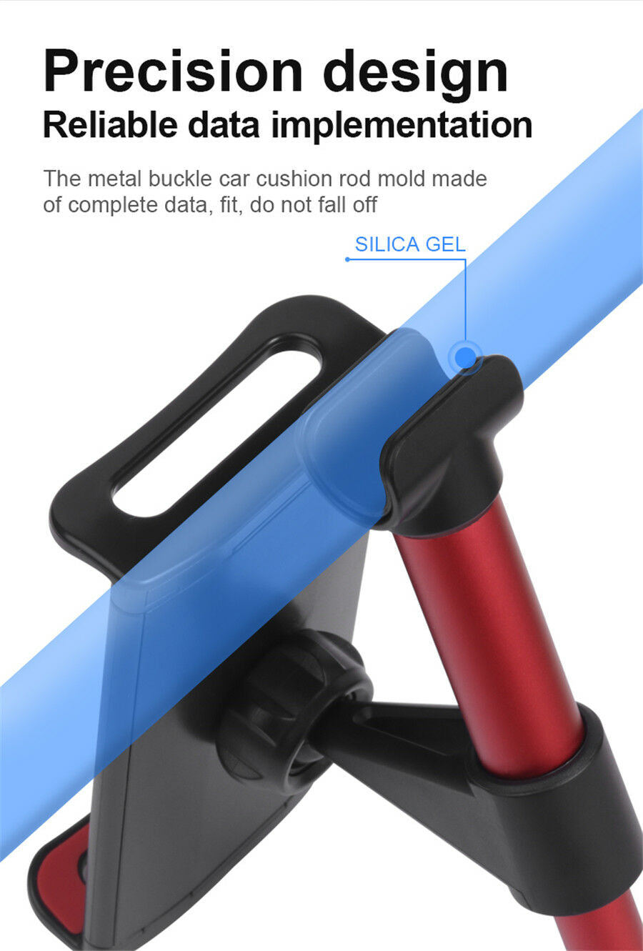 Back Seat Car Phone Holder 4-11.5inch Extendable Car Phone Holder Tablet Mobile