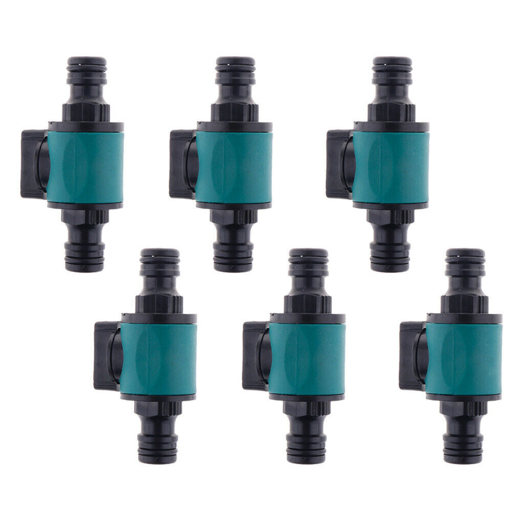 6 Pack Garden Hose Connector Tap Splitters Water Valves Bolted Hose Spigot