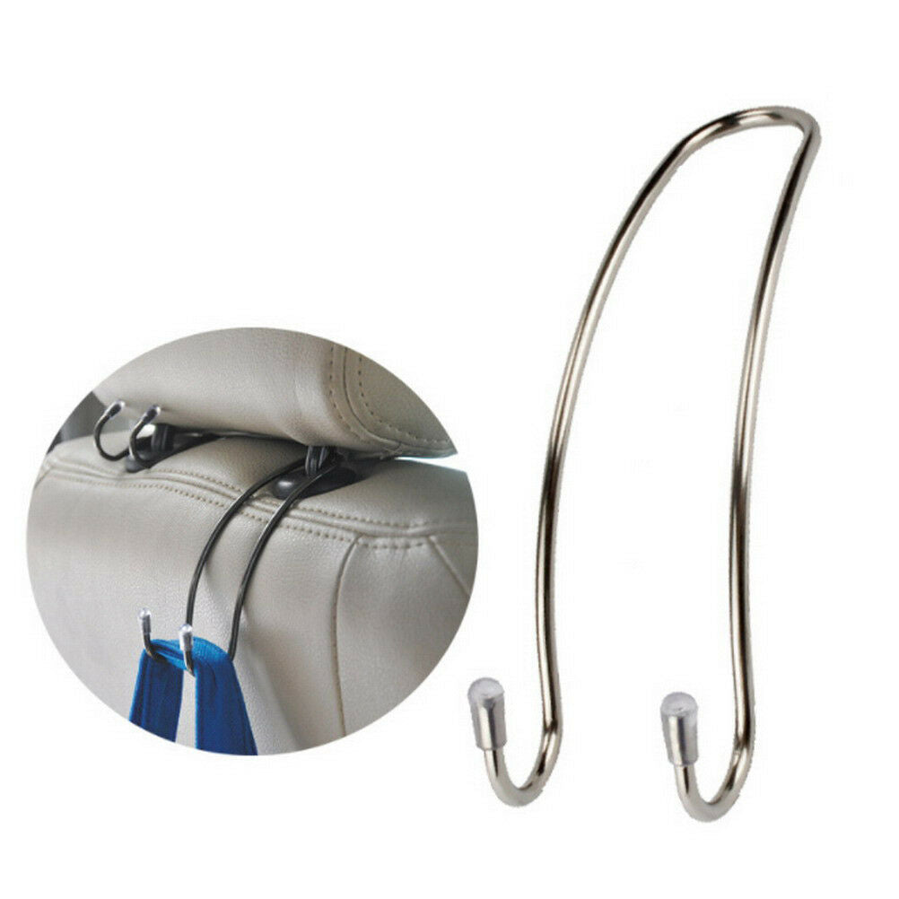 2pcs Car Hanger Holder Auto Fastener Clip Car Seat Back Clips Hook for Ba.l8