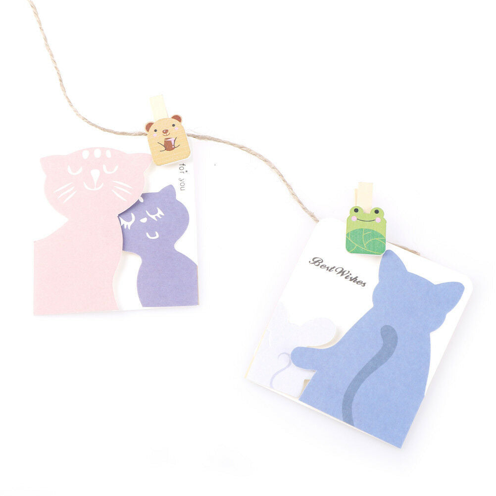 10x  Cartoon animal rabbit Wood Clip Photo Paper Pegs Craft Decoration td.l8