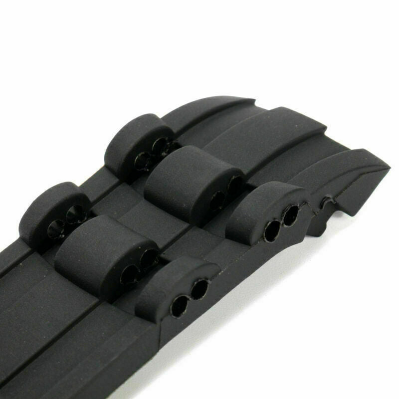 Rubber Watch Band Strap 26mm Black For Invicta Pro Diver Collection Chronograph
