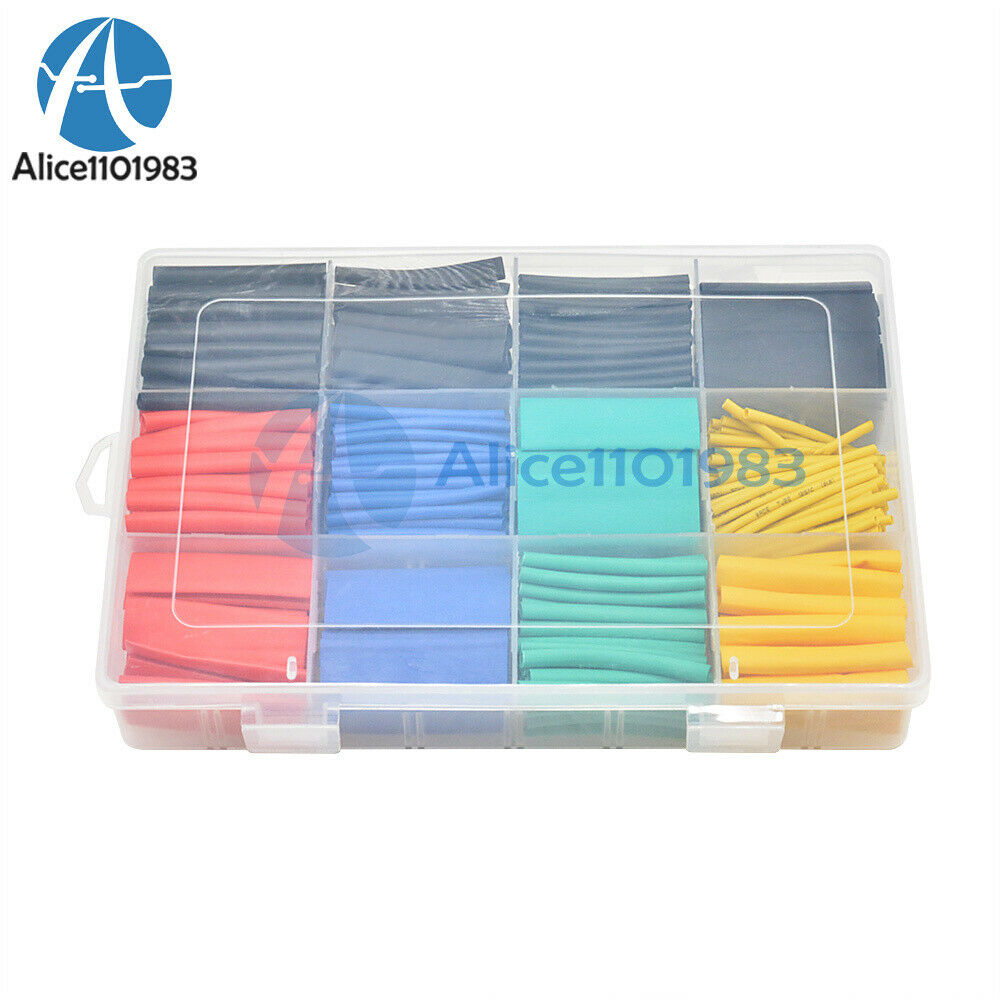 560PCS Heat Shrink Tube Insulated Shrinkable Tubing Wire Cable Wrap Sleeving Kit