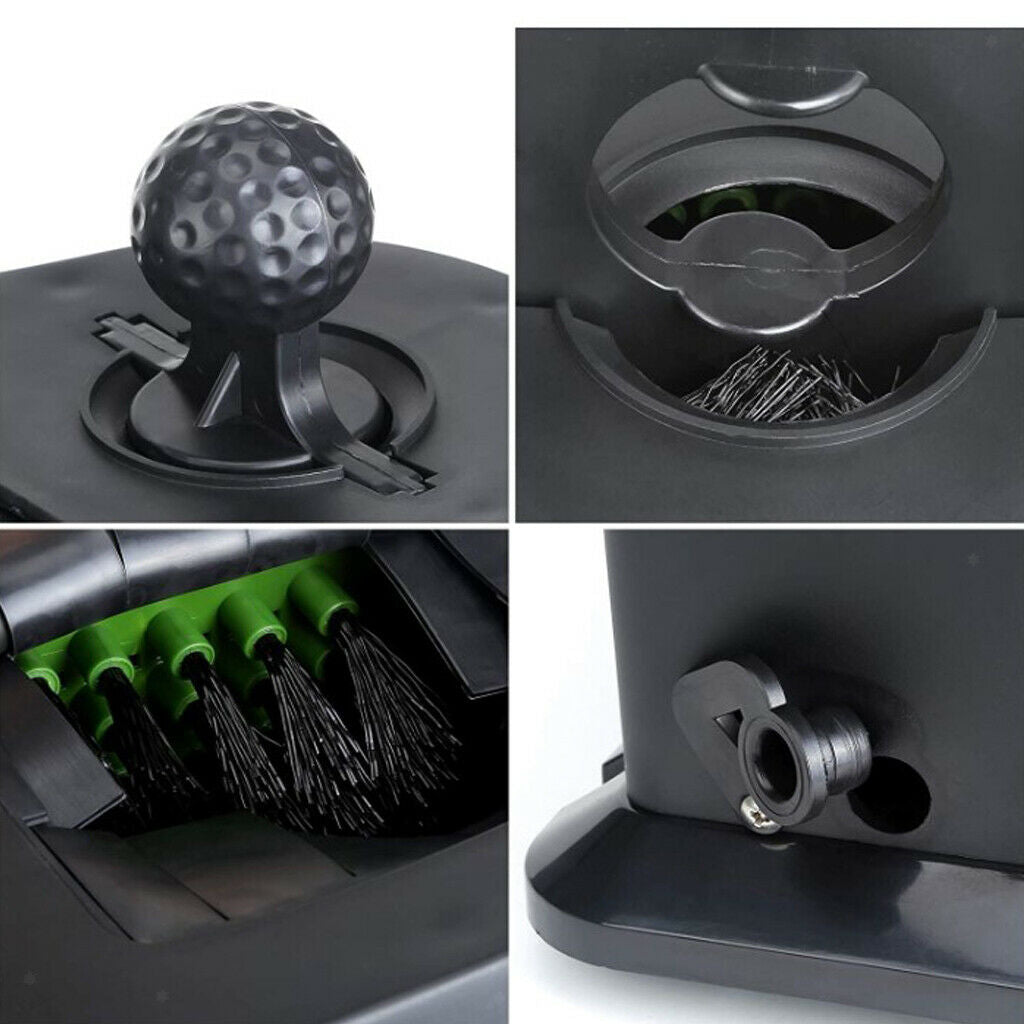 Golf Ball Club Washer Pre-Drilled Shaft Putter Cleaner Machine Device for Buggy