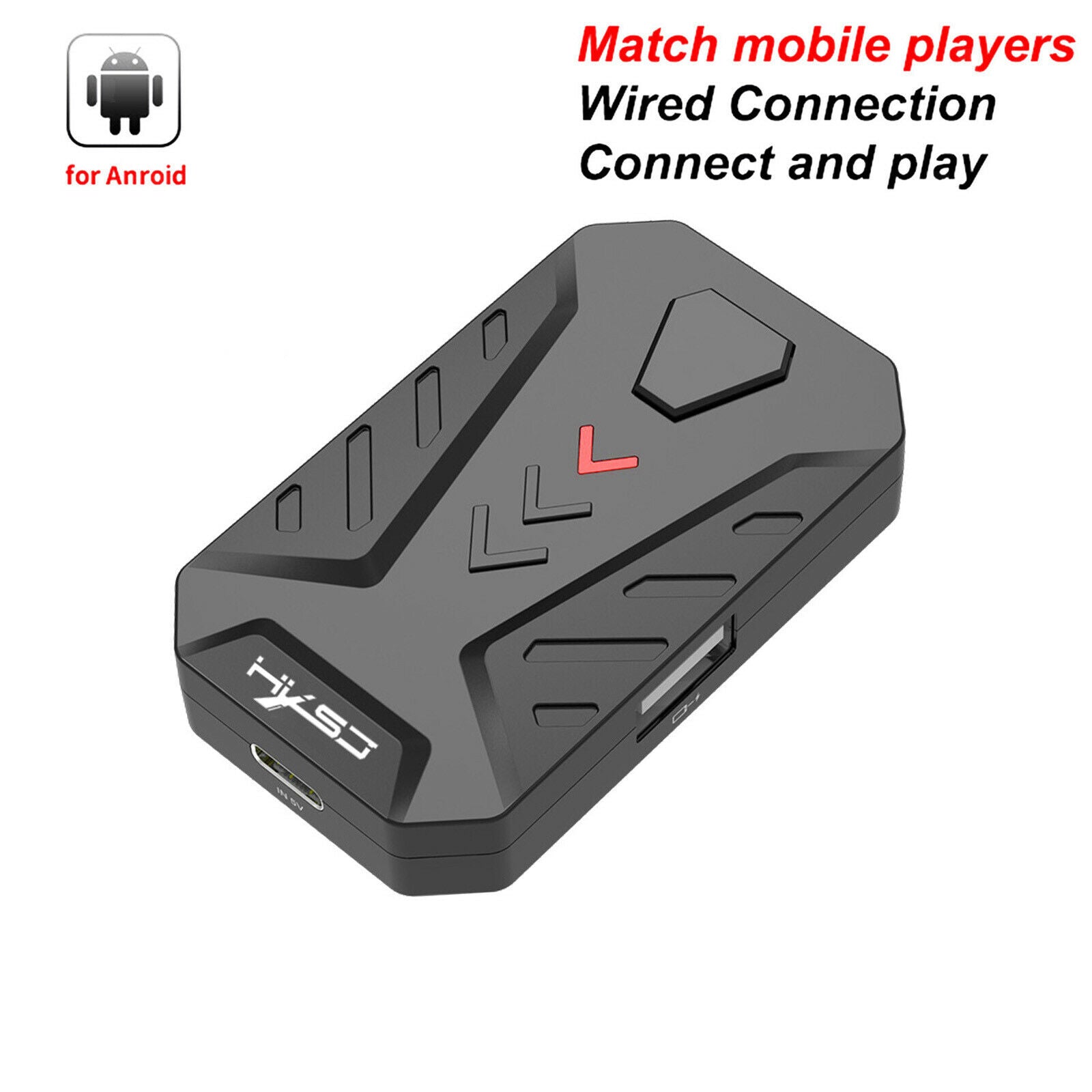 Keyboard Mouse Converter for Android System Shooting Games One Hand Gaming