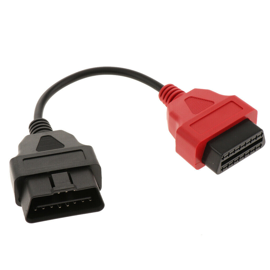 3PCS   23cm   ECU   Scan   16   Pin   OBD2   Adaptors   Cable   For   Fiat