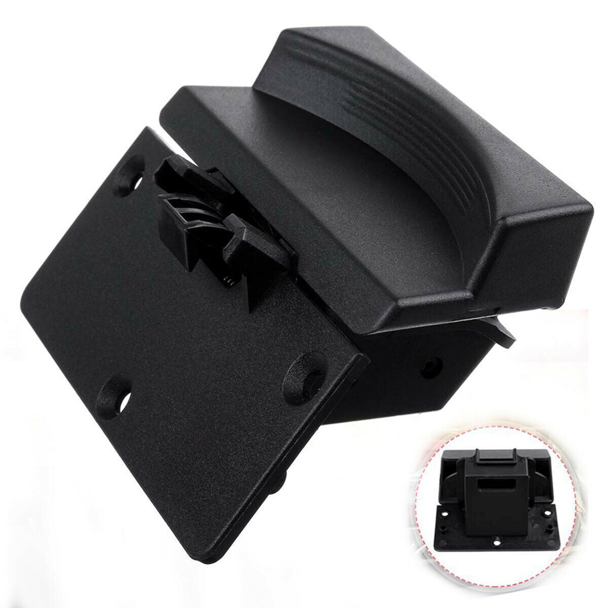 1× Black Center Console Armrest Latch For Dodge Ram 4500/5500 15-17 3500 14-17