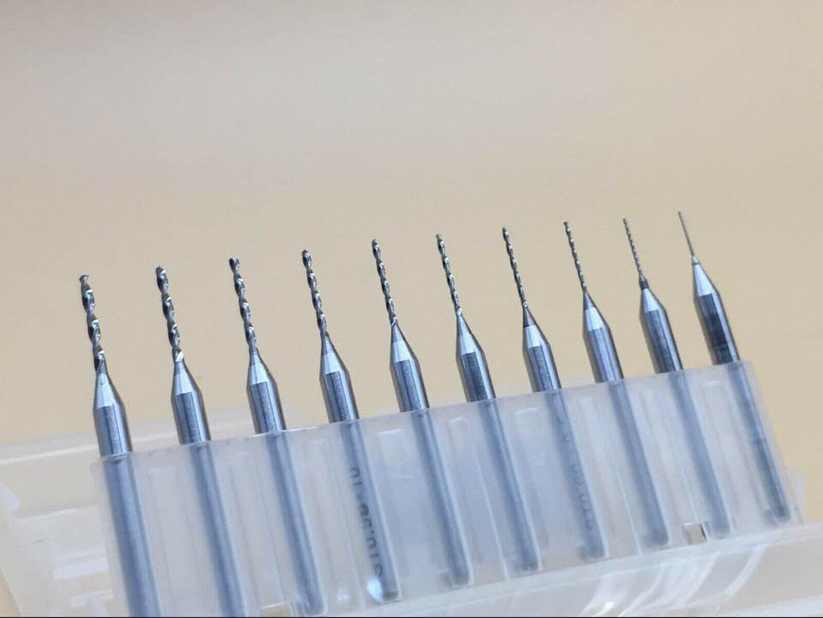 10Pcs 0.3-1.2 mm PCB Print Circuit Board Carbide Mini Micro Drill Bits CNC Tools