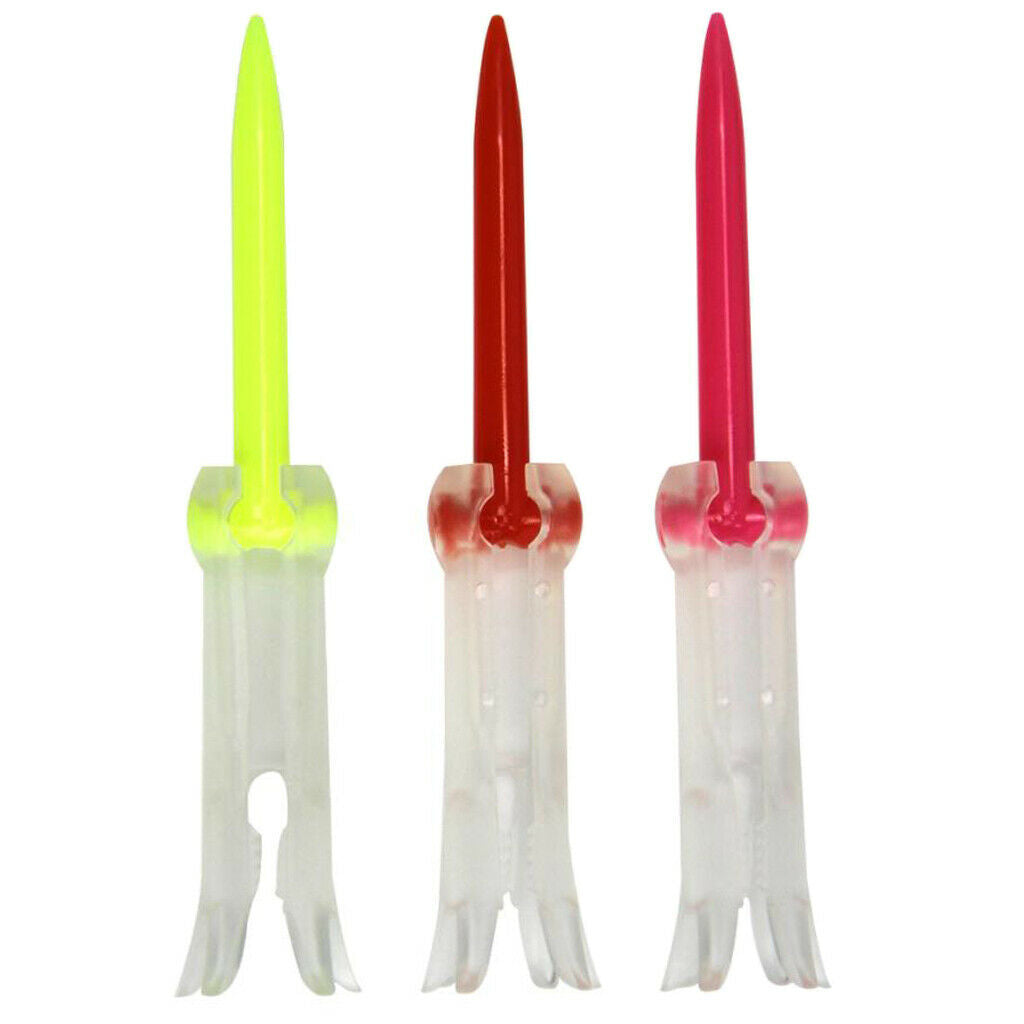 3Pcs Rubber Golf Driving Range Tees Holder Golfer Tee Home Practice Tool