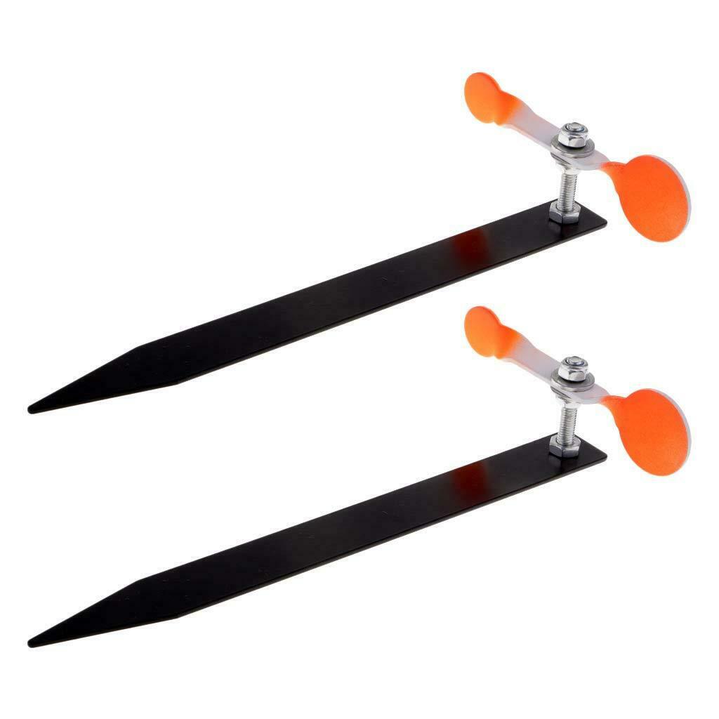 2pcs Spinners Shooting Targets with Stake