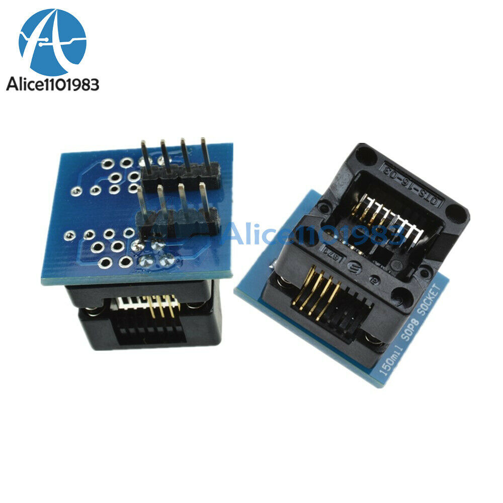 SOIC8 SOP8 to DIP8 EZ Programmer Adapter Socket Converter module wide150mil