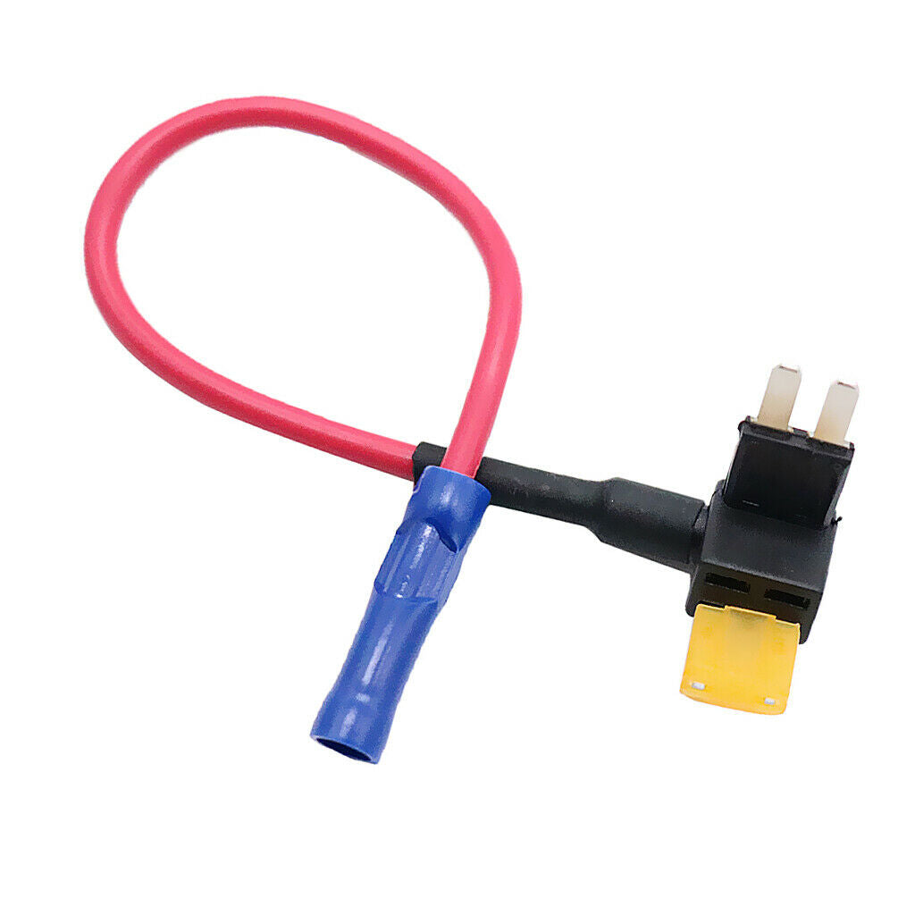 Flat Fuses Car Fuse Holder Adapter + 5AMP Fuse Repair Part