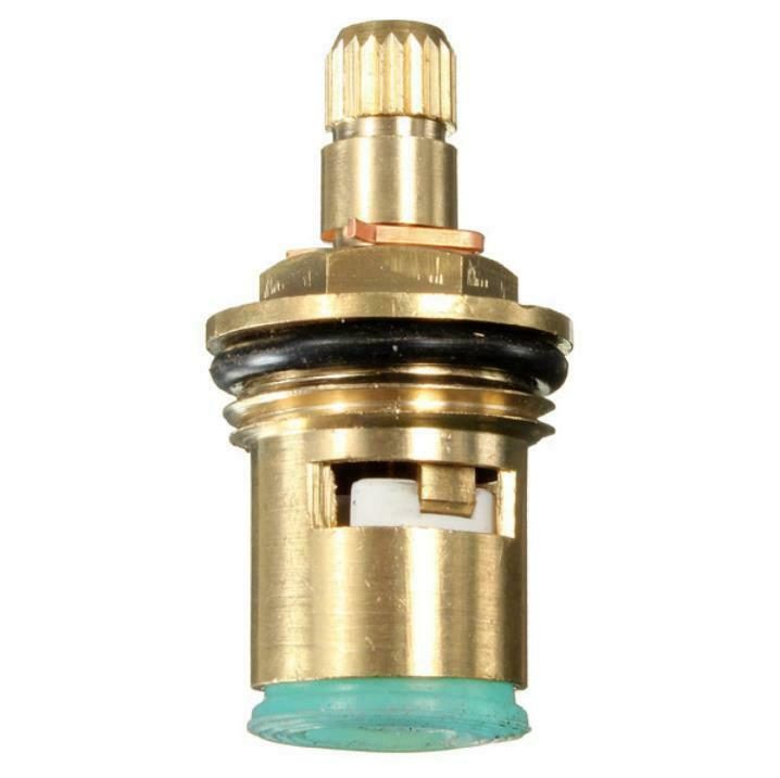 2 X Standard 1/2 Ceramic Faucet Cartridges Turn Quarter Valve Disc Inner Tap
