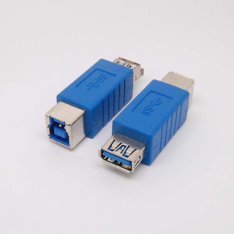 New Premium USB 3.0 A Female to Printer B Female coupler adapter converter