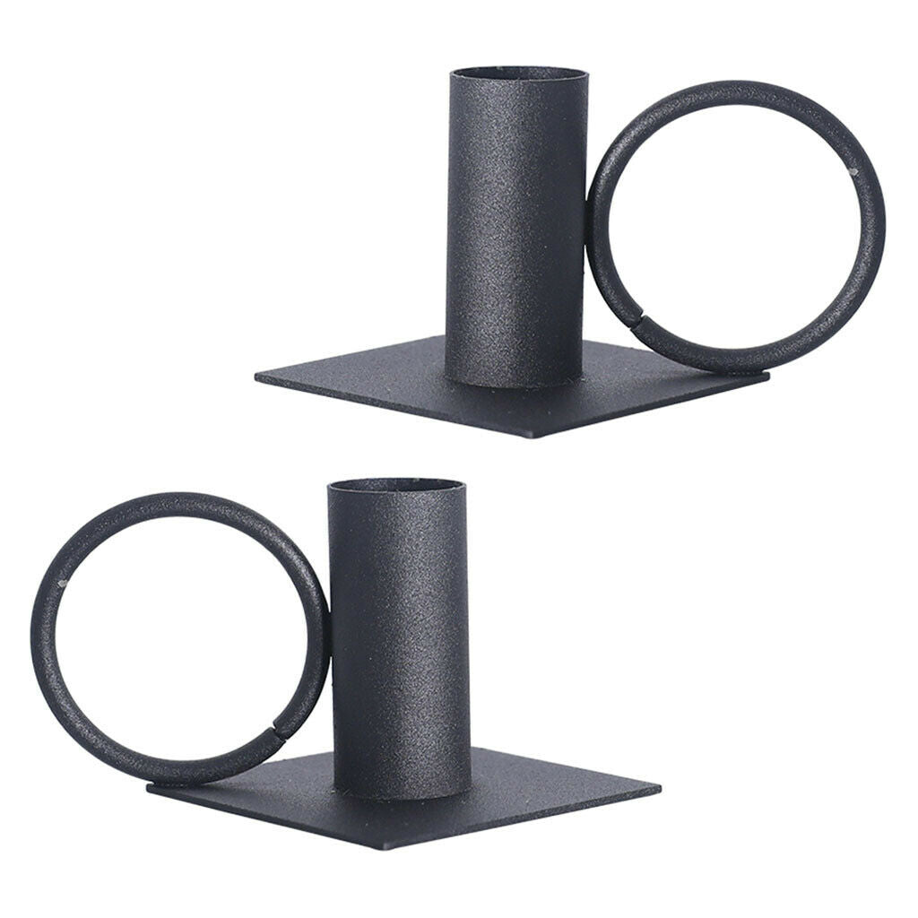 2x Romantic Taper Candle Holder Candlestick Coffee Home Table Ornaments