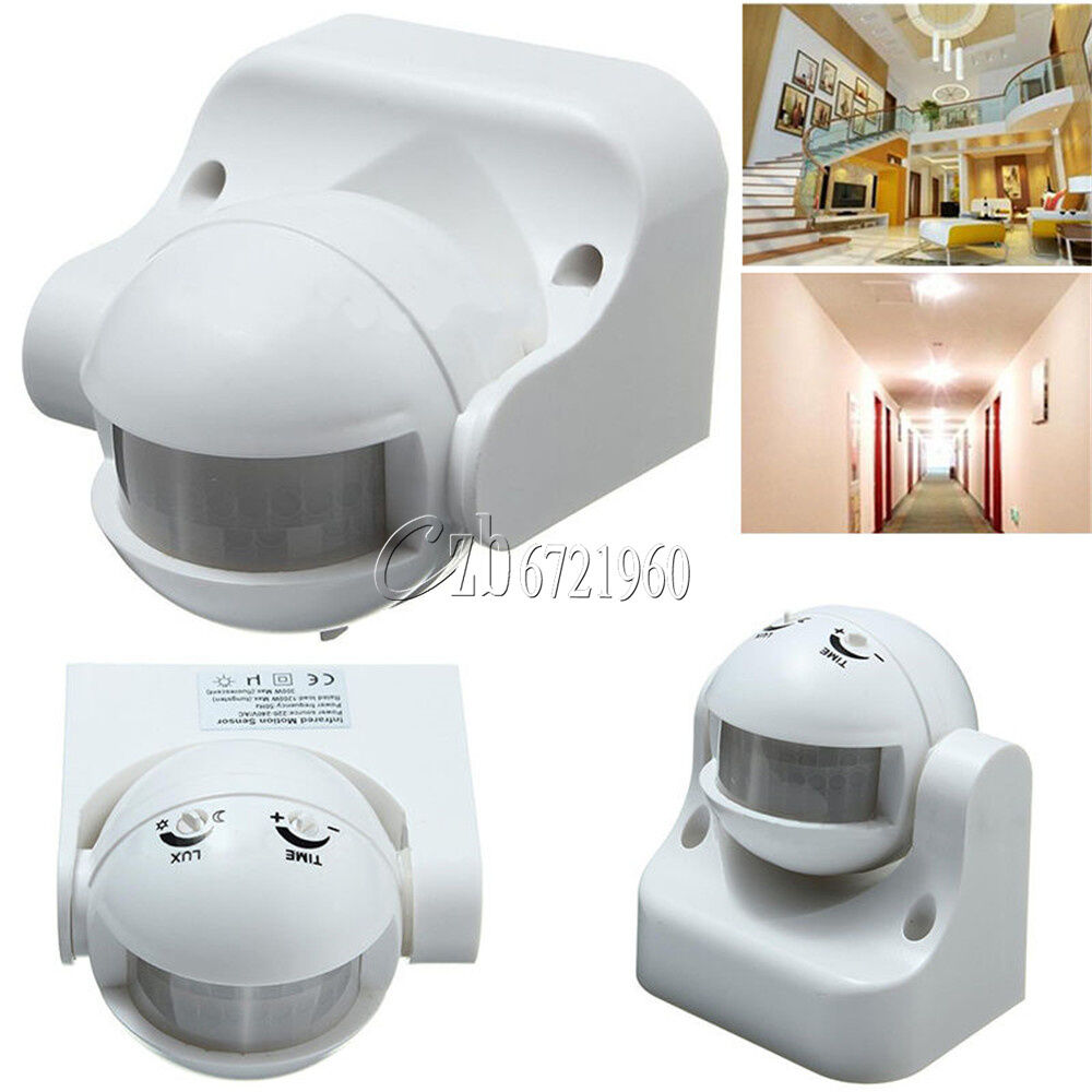 Outdoor 180 Degree PIR Motion Movement Security Sensor Detector Switch 12 Meter