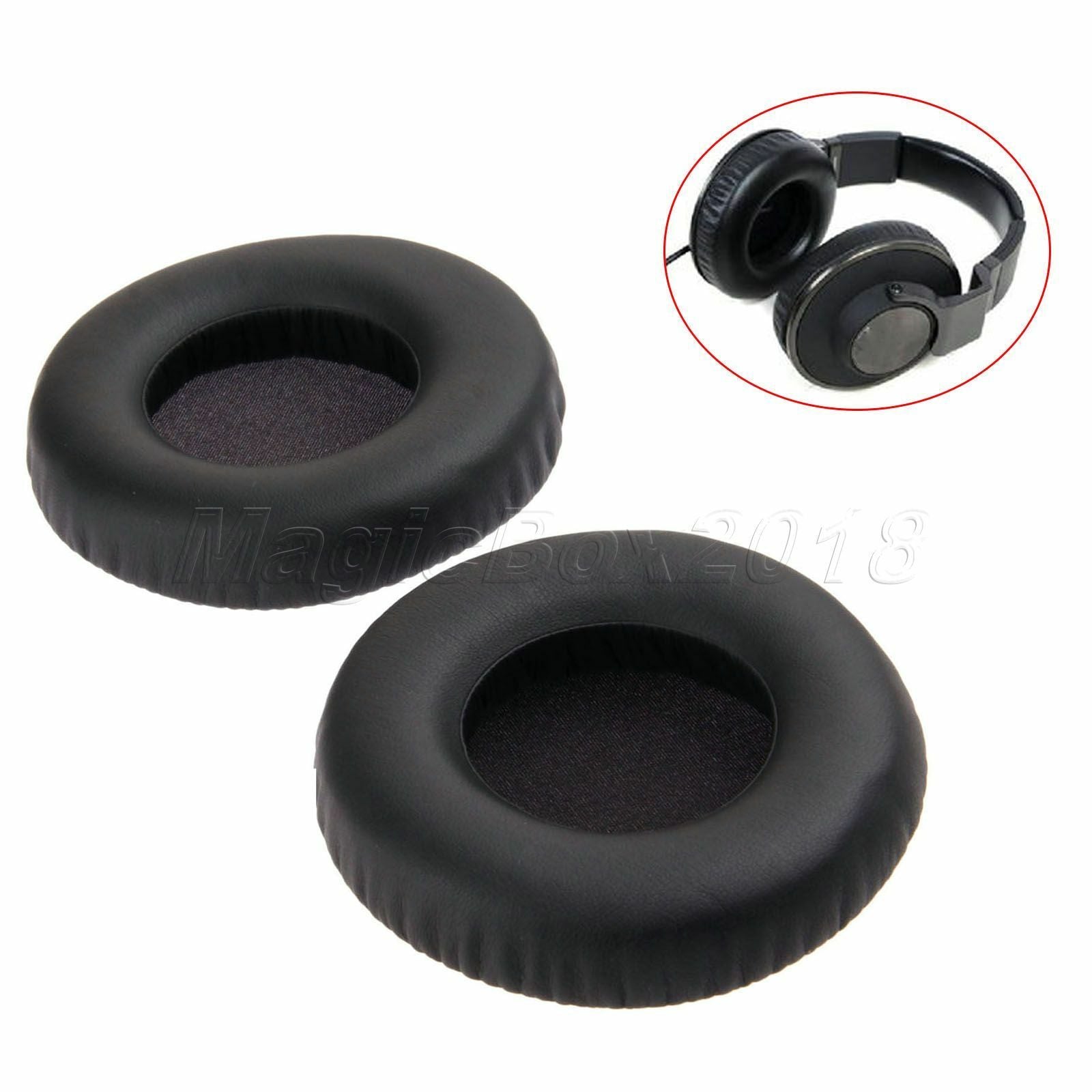 Black Ear Pads Cushion Earpads For AKG K550 K551 K553 Headphones Replace Parts