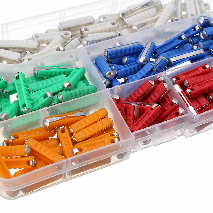 200PCS Torpedo Car Fuses European Automotive Fuse 5-30AMP Blade Bakelite Old Car